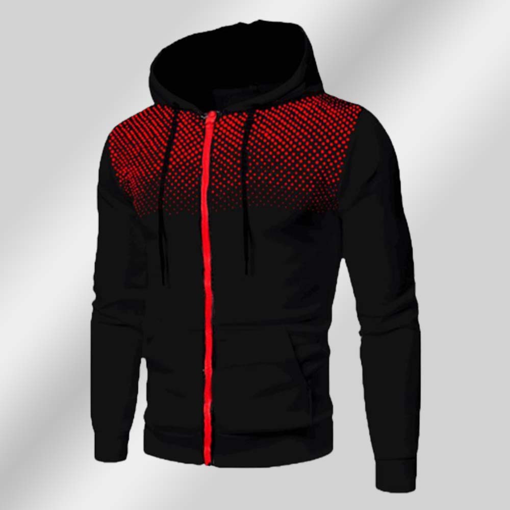 Olivoslindo Sudadera deportiva informal con capucha para hombre