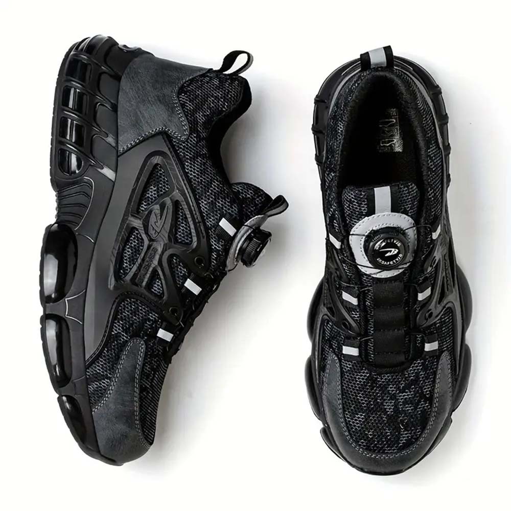 Zapatos de trabajo con cordones resistentes a pinchazos para hombre