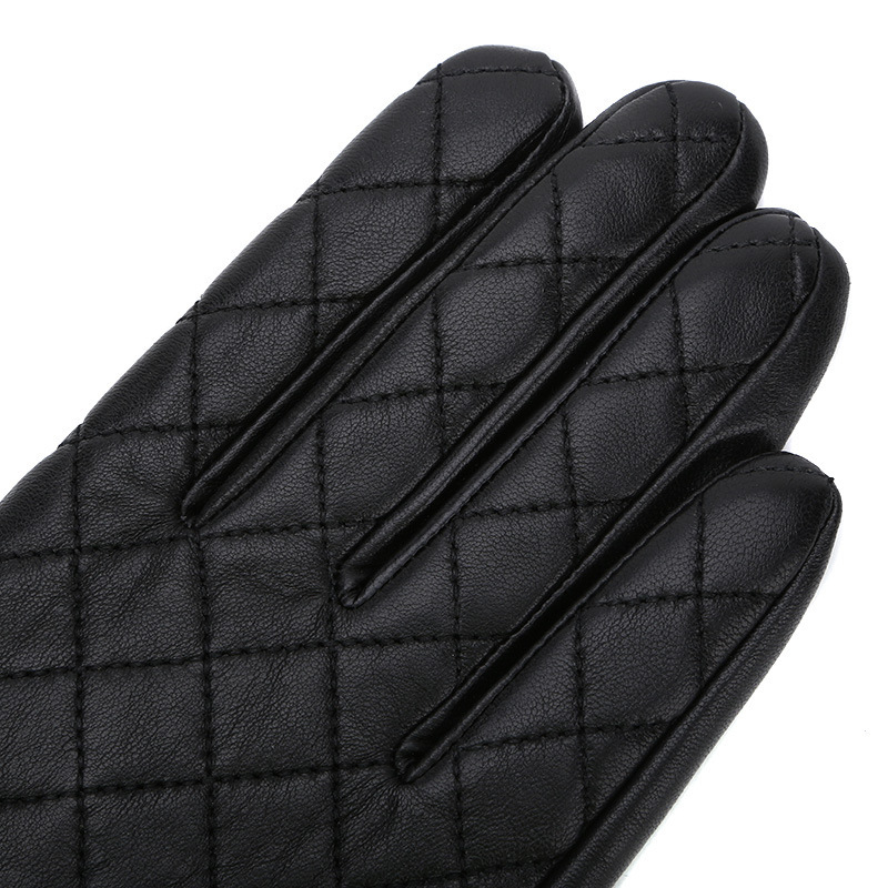 Guantes de PU de rombos cálidos simples