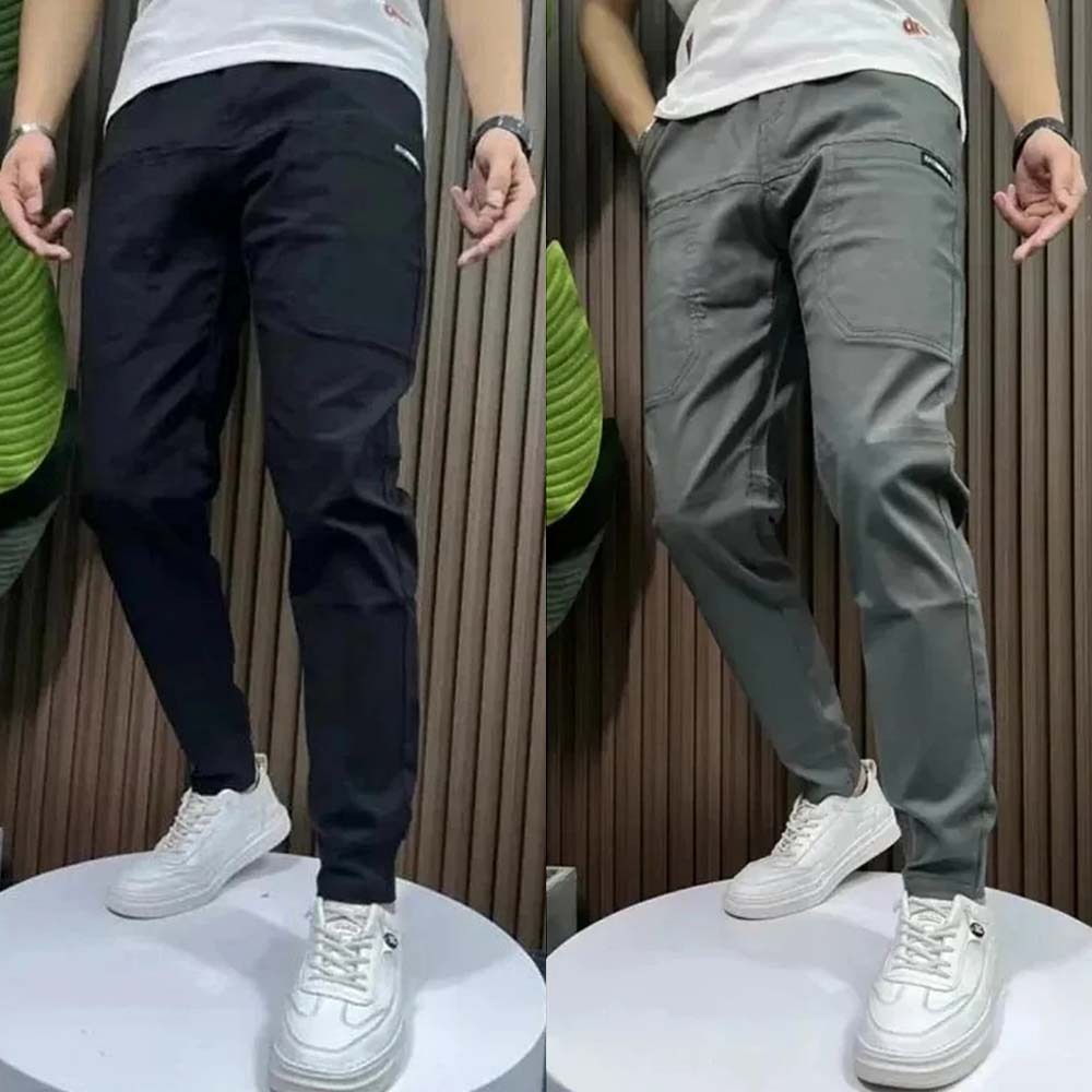 Mono ajustado de hombre de gran elasticidad con múltiples bolsillos