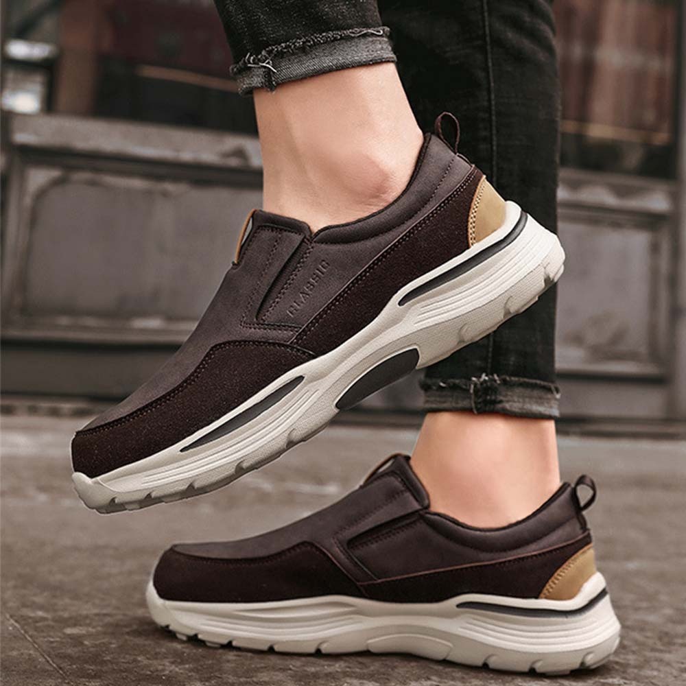 Comfortable and casual men's platform loafers