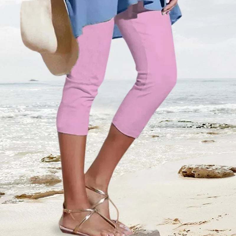 49% de descuento - Leggings casuales de color sólido para mujer👖