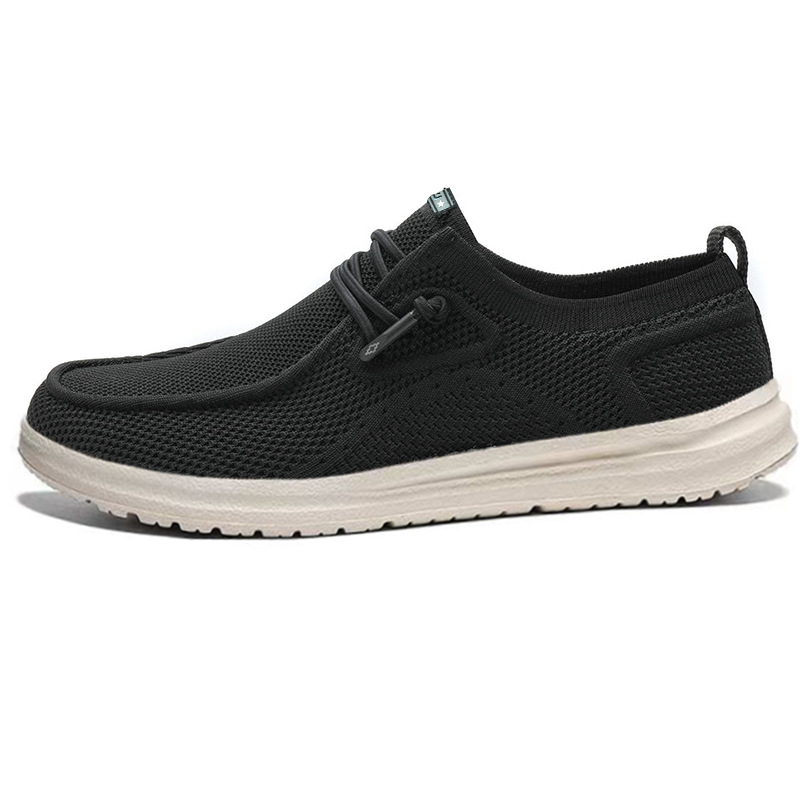 Men's breathable and comfortable mesh lace-up casual shoes