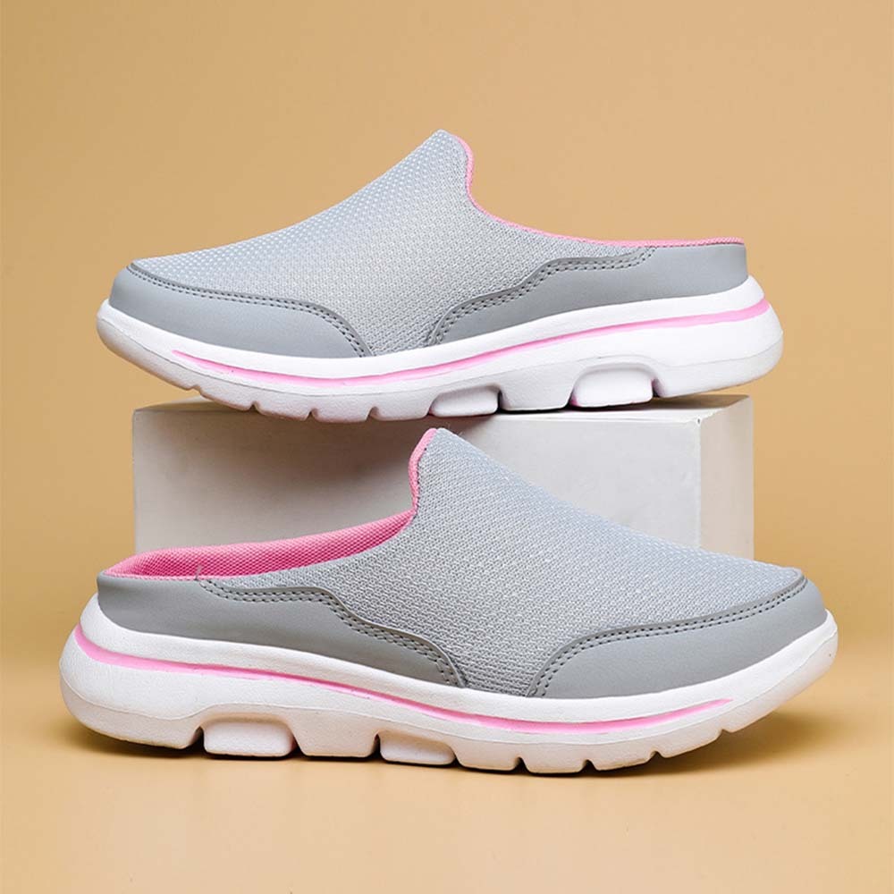 Smiledeer Men's and women's comfortable slip-ons breathable half-slippers