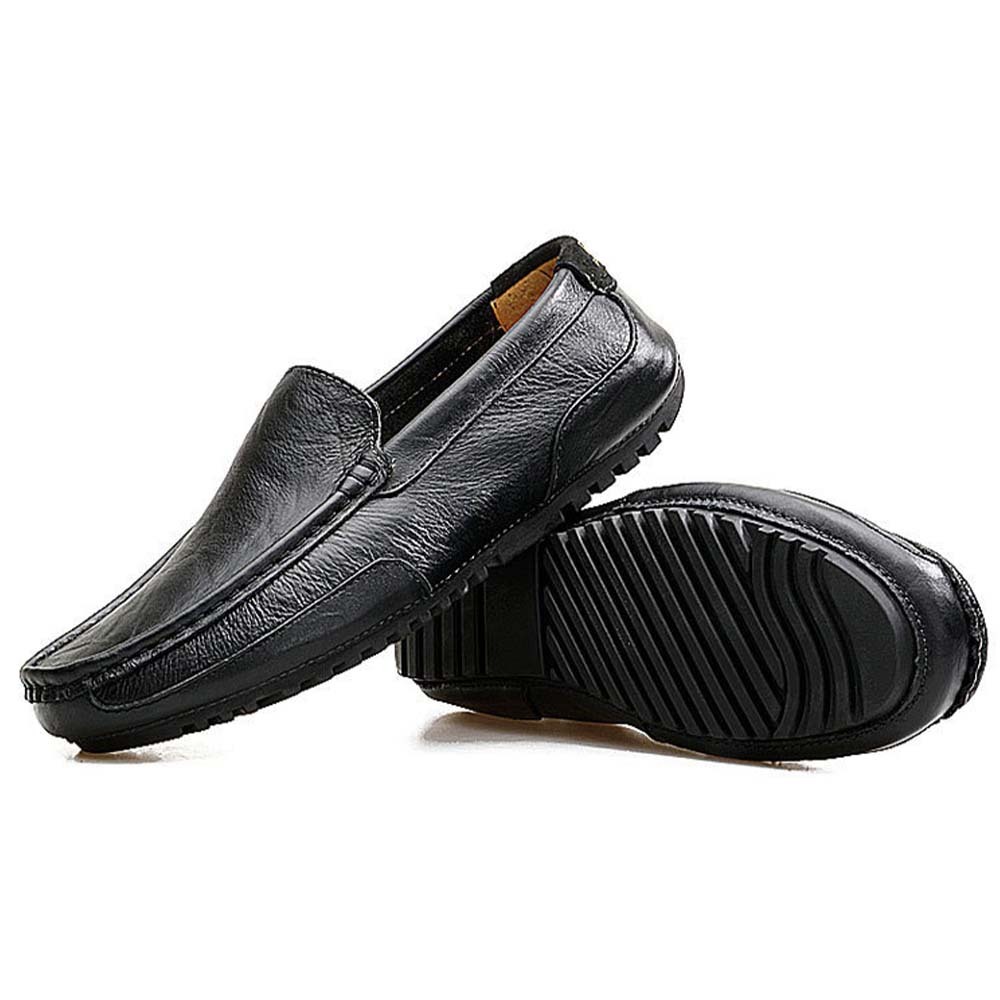 Men's British style slip-on casual business leather shoes