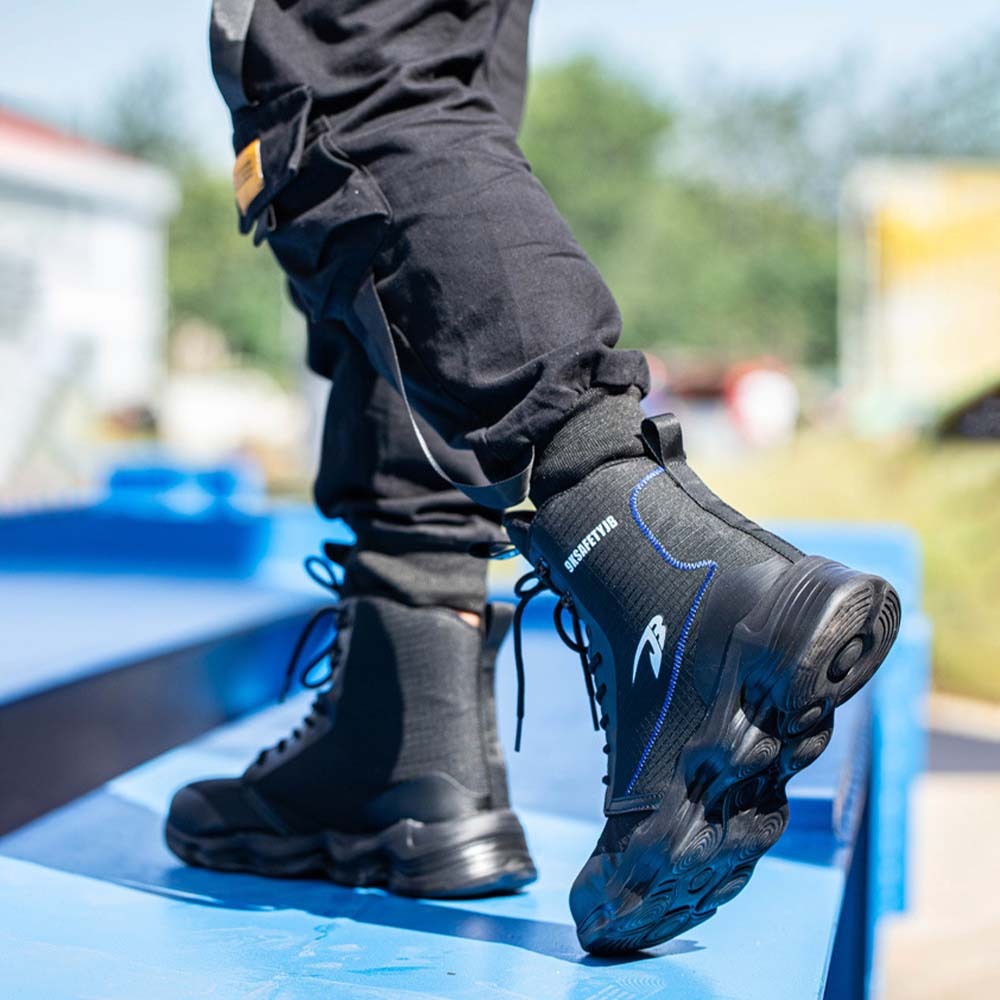 New steel-toe anti-smash, anti-puncture, wear-resistant safety shoes