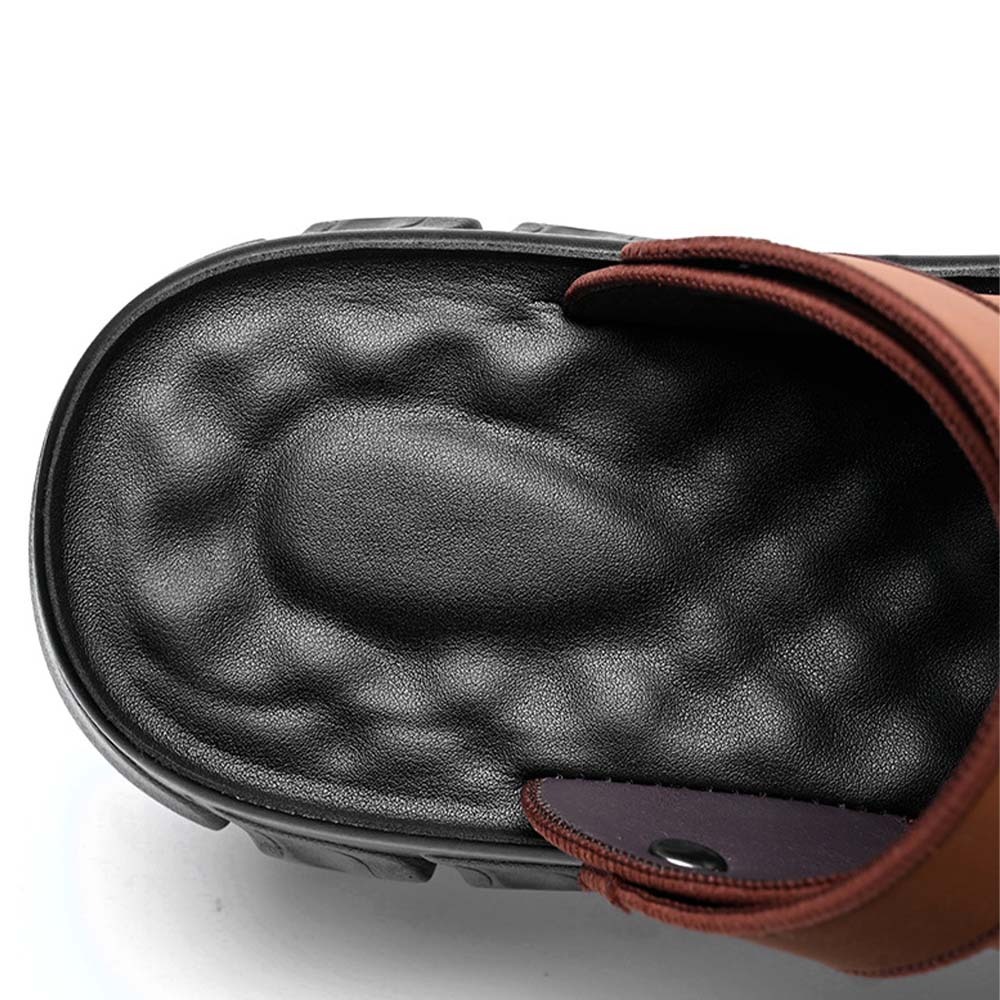 Sandalias de playa con punta abierta, antideslizantes y transpirables para hombre