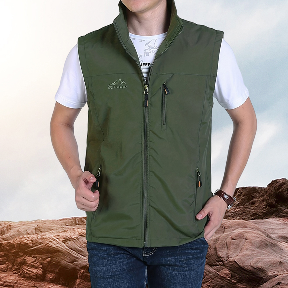Olivoslindo Chaleco deportivo de ocio al aire libre para hombre