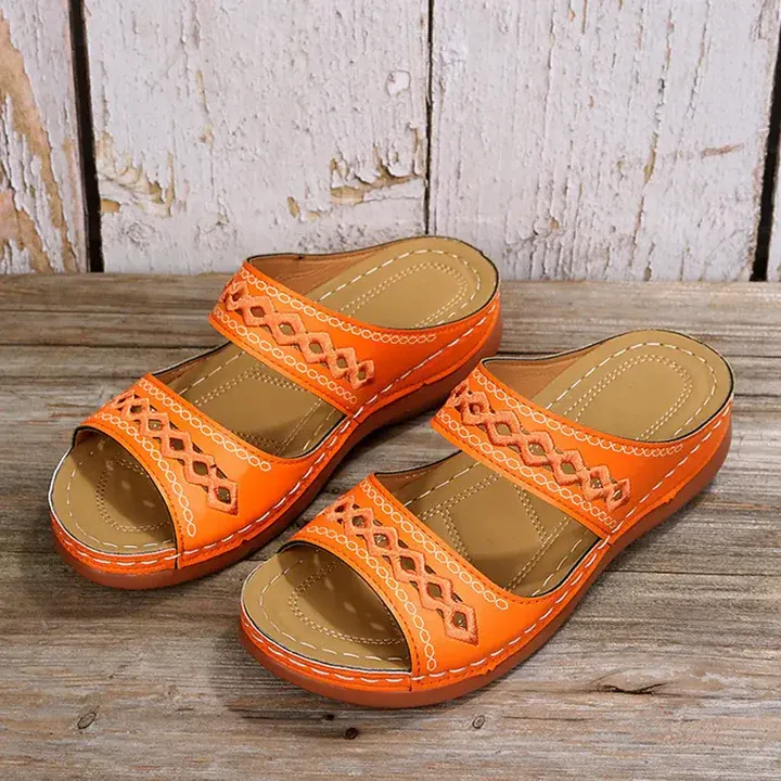 Olivoslindo Nuevas sandalias boca hueca de verano para mujer