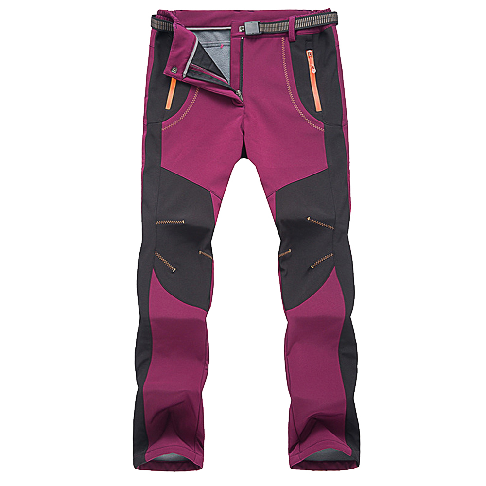Hibote Wind- und wasserdichte Fleece-Warmhose für Herbst und Winter