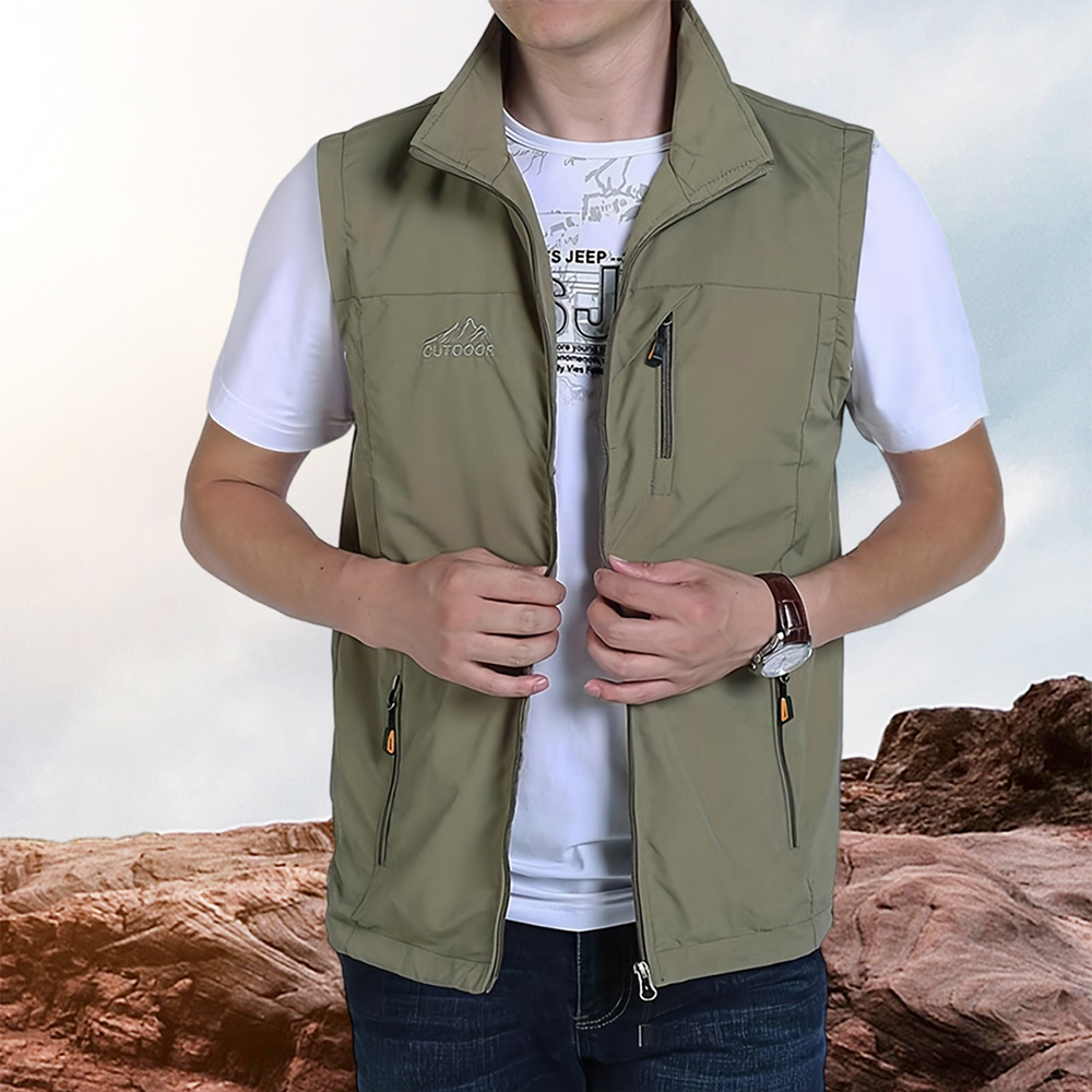 Olivoslindo Chaleco deportivo de ocio al aire libre para hombre