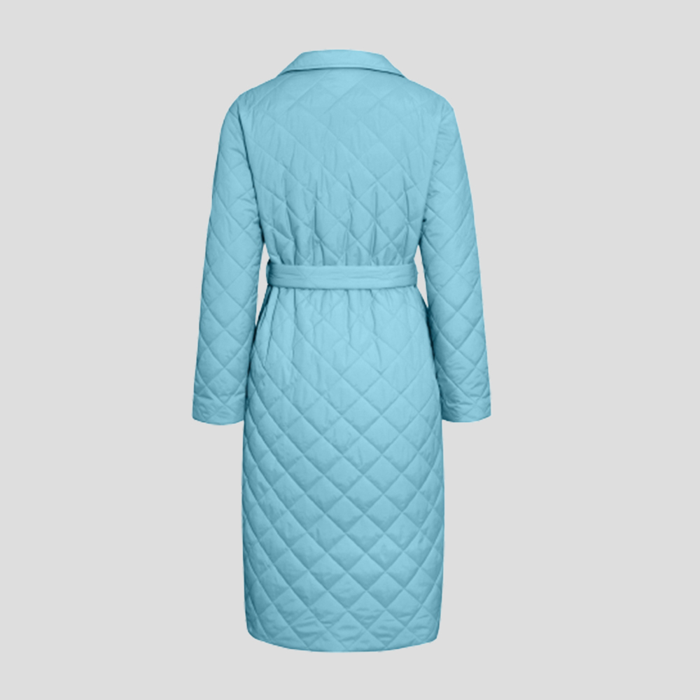 New winter women's over-the-knee mid-length cotton jacket