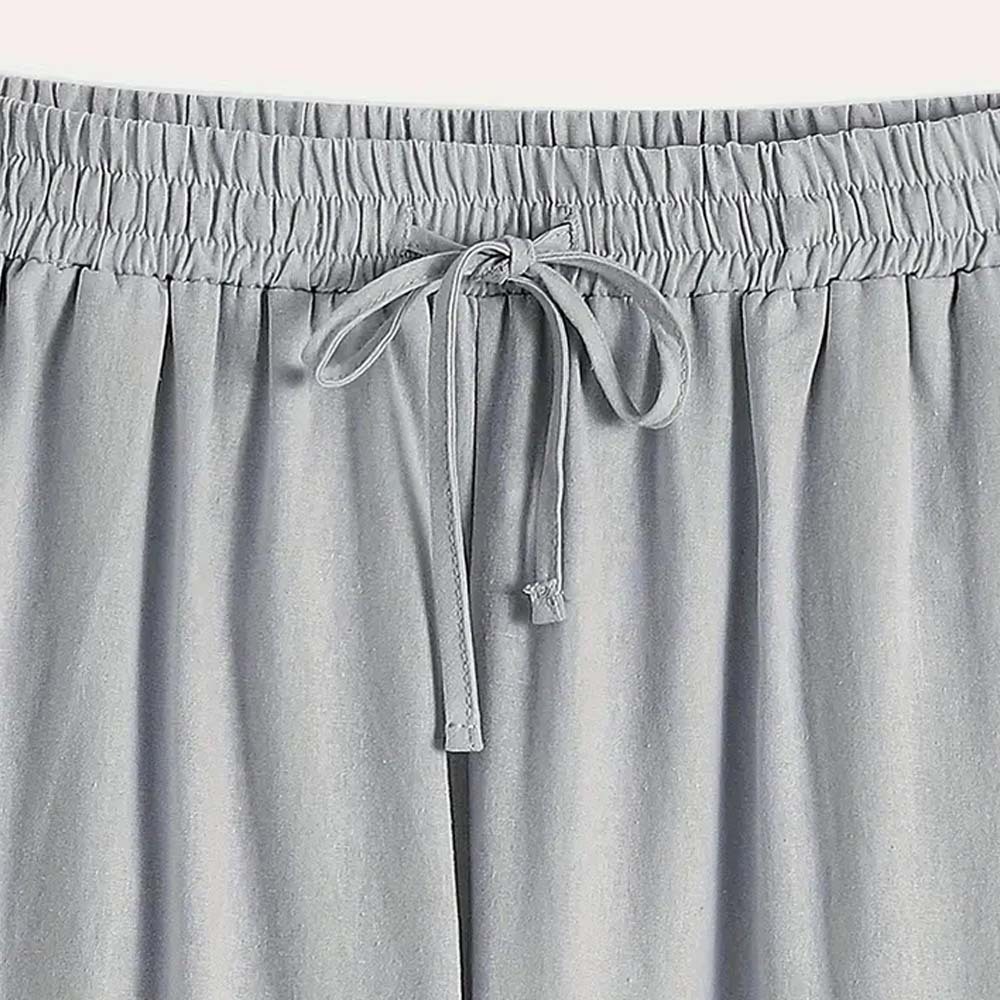 Spring Women's Slim Button Casual Pants