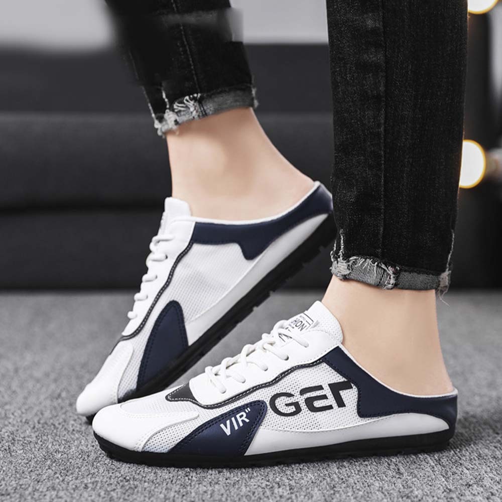 Zapatillas antideslizantes ligeras y transpirables para hombre, zapatos casuales