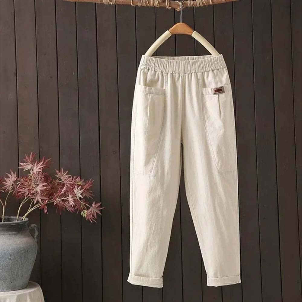 Women's Soft Elastic Waist Harem Pants