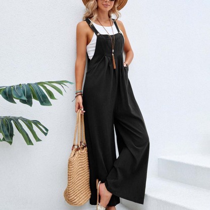 Olivoslindo Nuevos monos casuales de mujer de color sólido a la moda