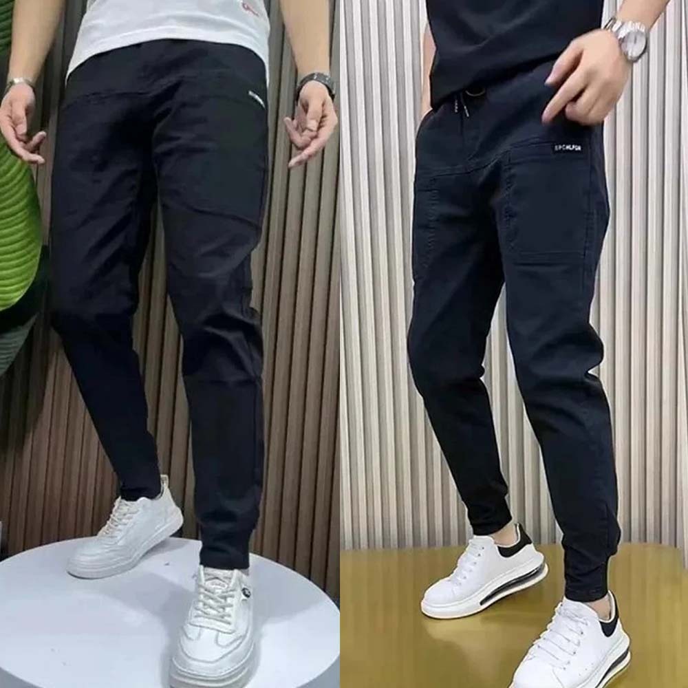 Mono ajustado de hombre de gran elasticidad con múltiples bolsillos