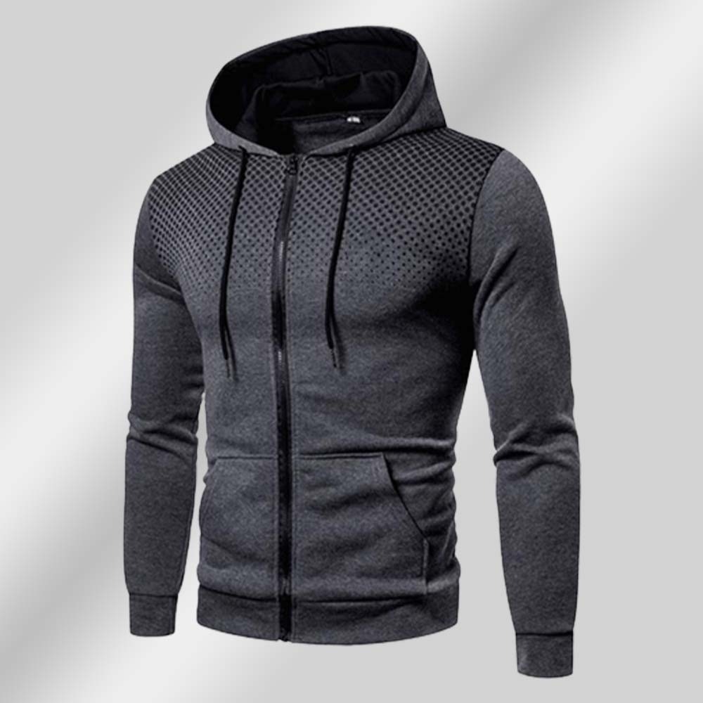 Olivoslindo Sudadera deportiva informal con capucha para hombre