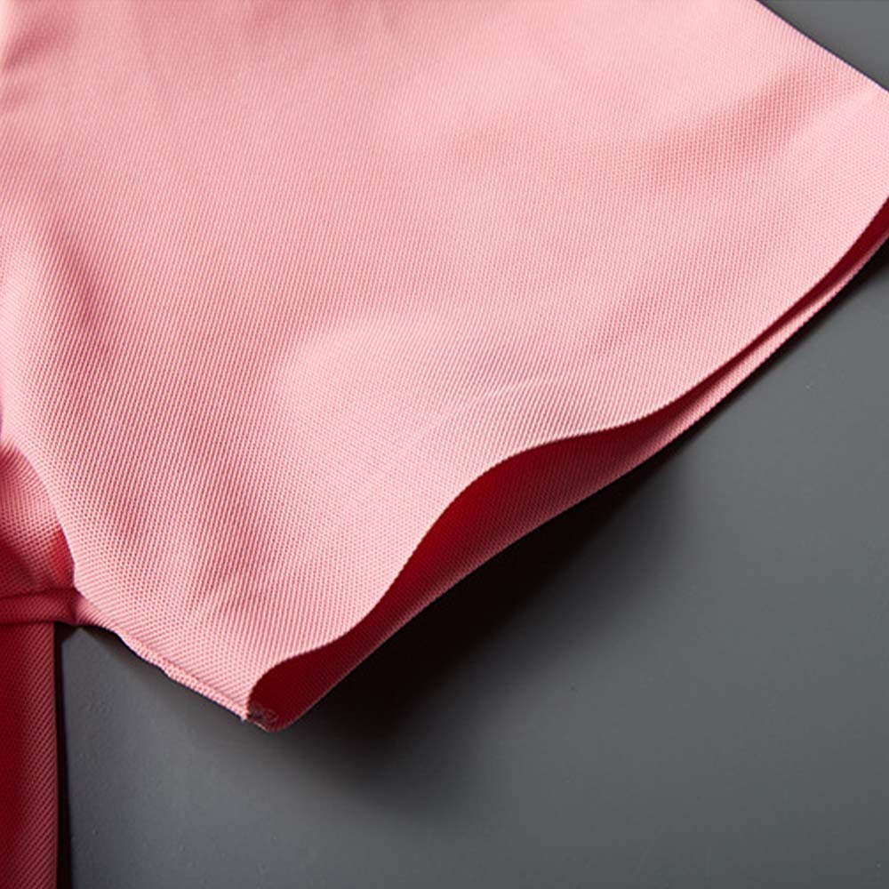 Polo de manga corta de secado rápido para hombre Summer Icy