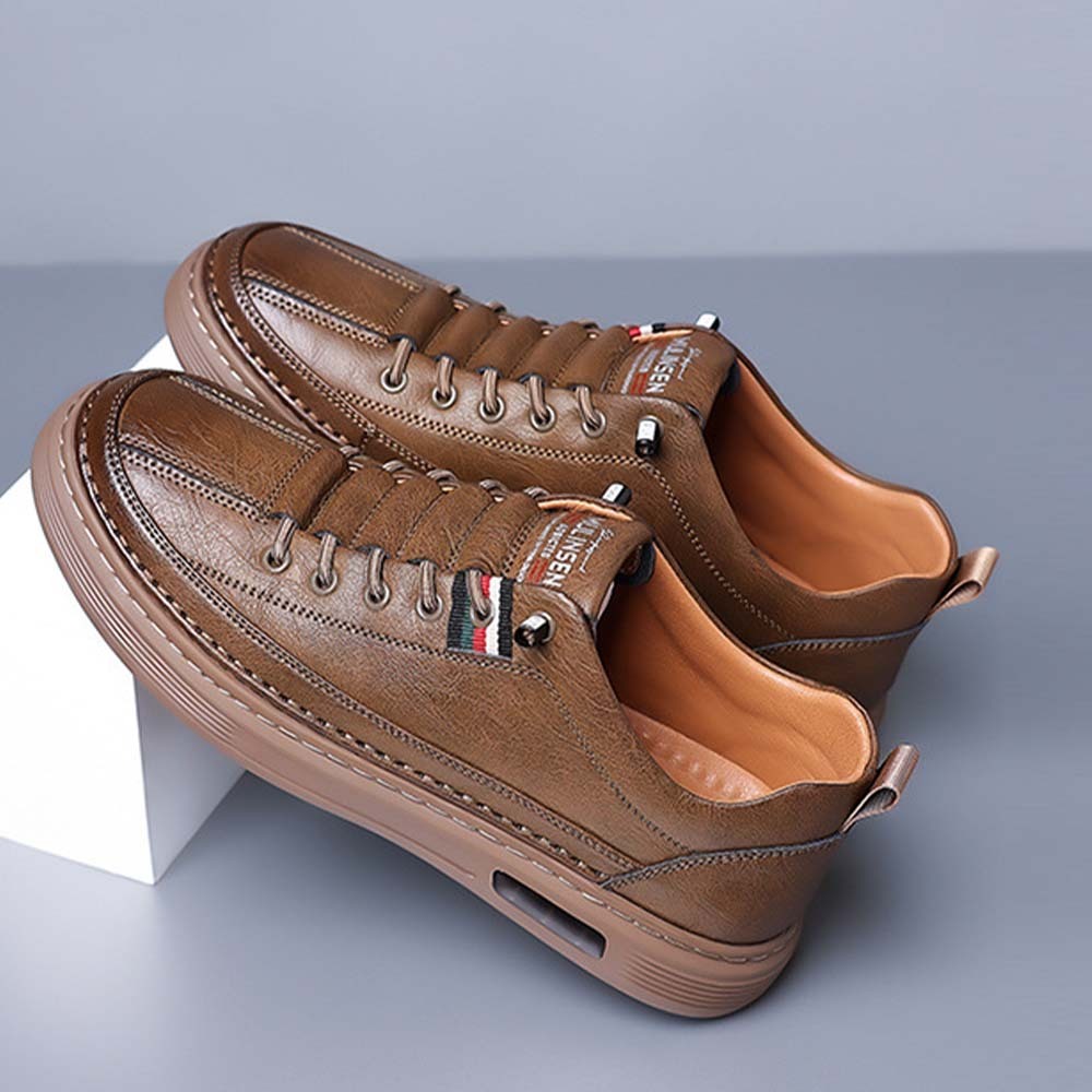 Men's Breathable Leather Casual Shoes
