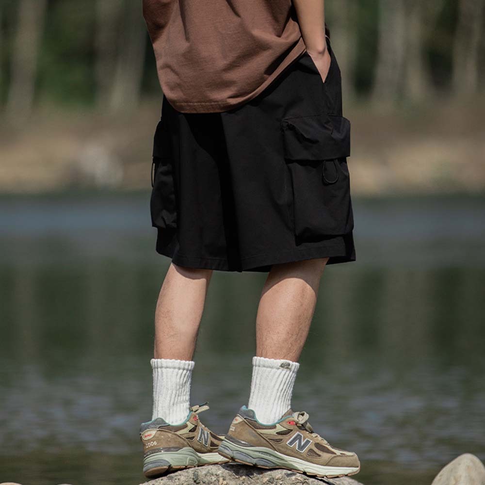 Smiledeer Men's outdoor casual loose sports cargo shorts