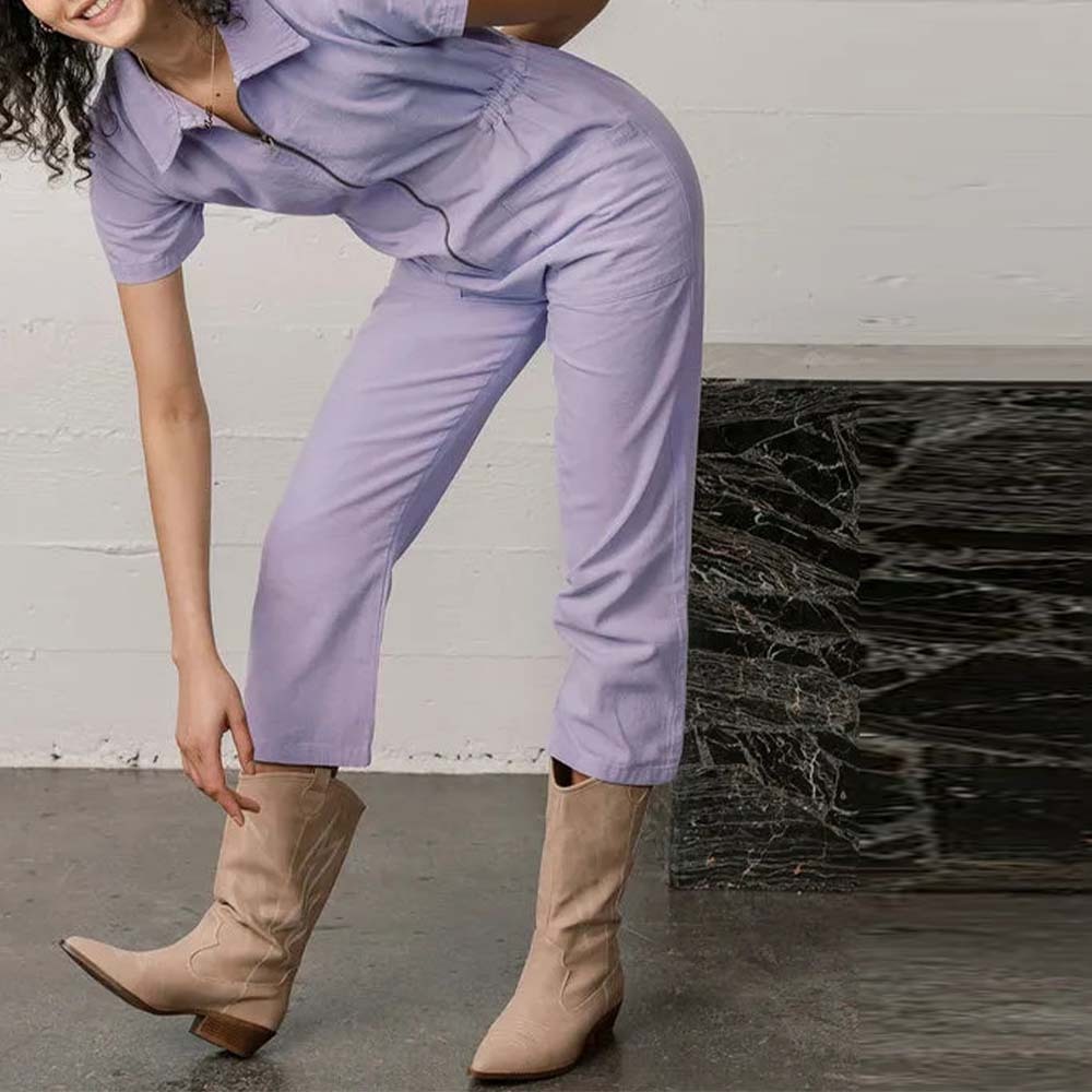 Women's practical multifunctional short-sleeved jumpsuit