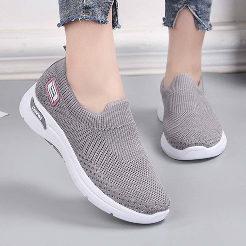 Zapatillas de deporte de suela suave para mujer transpirables de moda