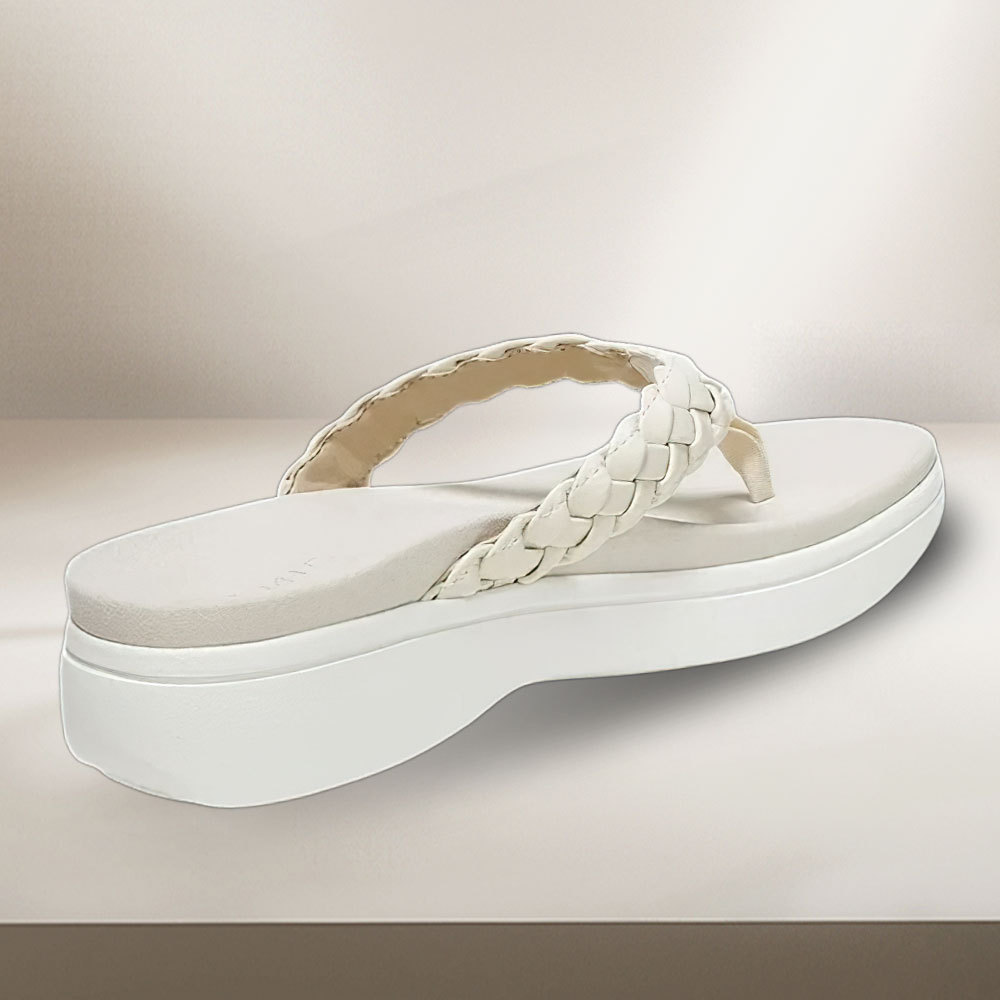 Women's Comfortable Thick Sole Wedge Flip Flop Sandals