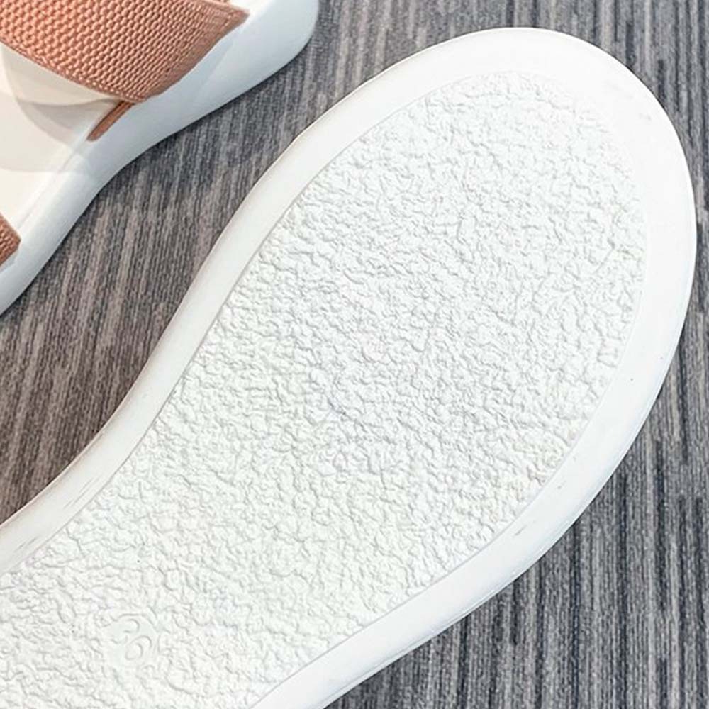 Sandalias deportivas cómodas con soporte plano para mujer