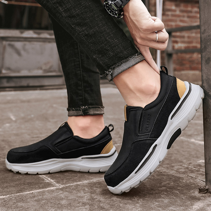 Comfortable and casual men's platform loafers