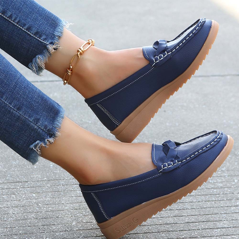 Zapatos casuales planos sin cordones de primavera 2024