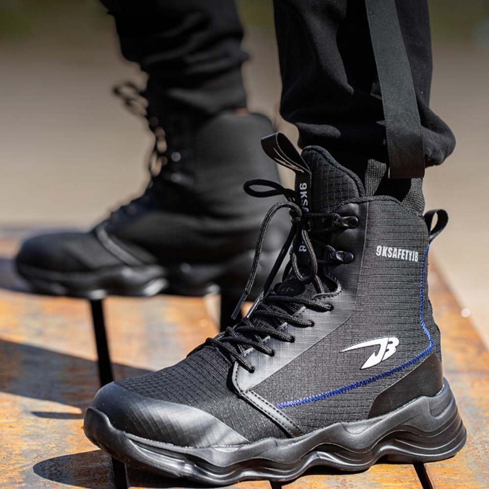 New steel-toe anti-smash, anti-puncture, wear-resistant safety shoes