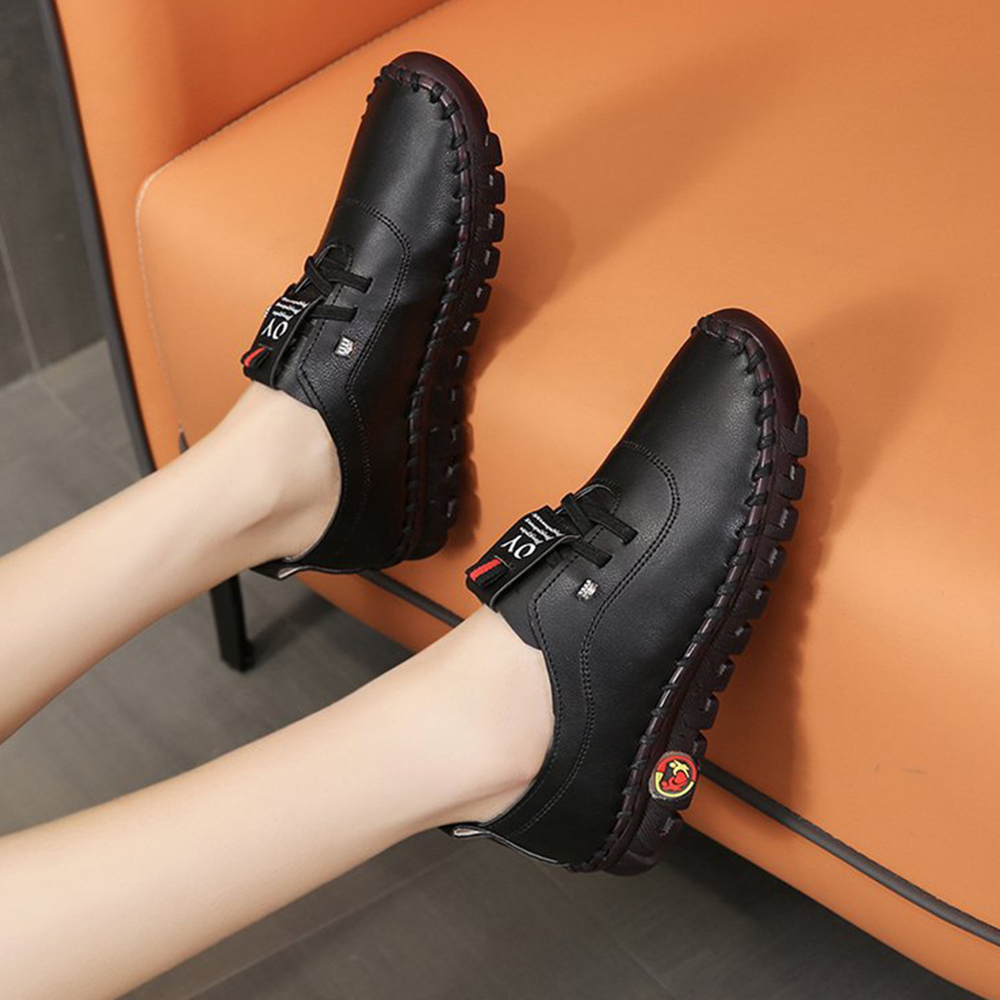 Olivoslindo Zapatos casuales de mujer con suela blanda