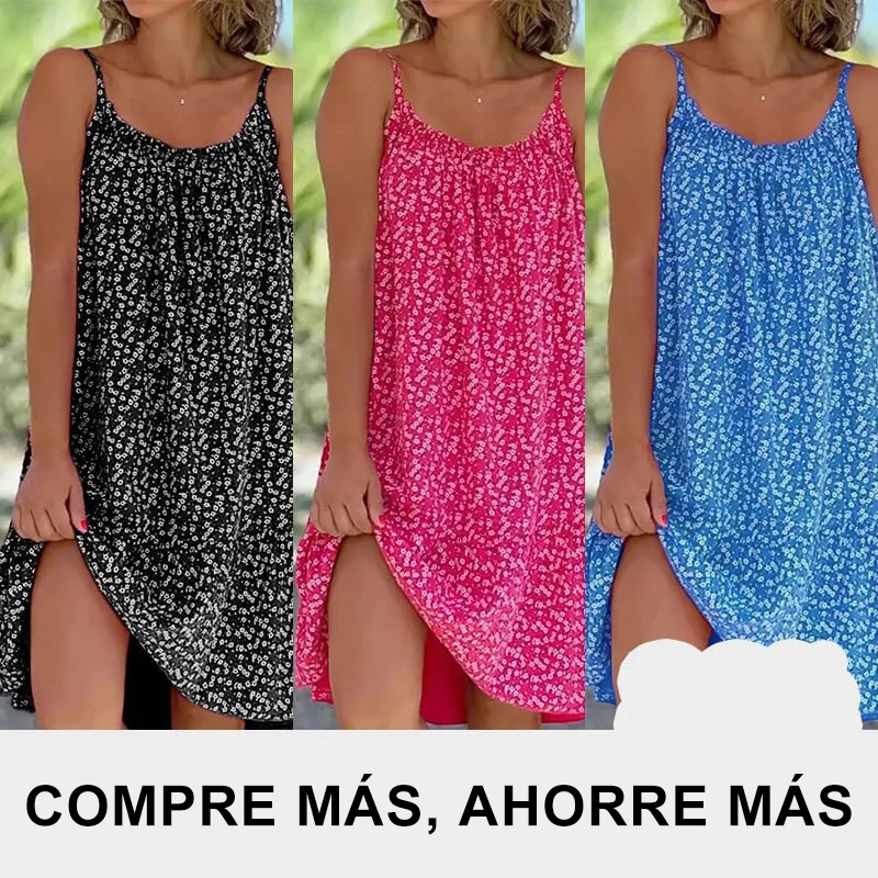 Vestido camisola estampado de verano
