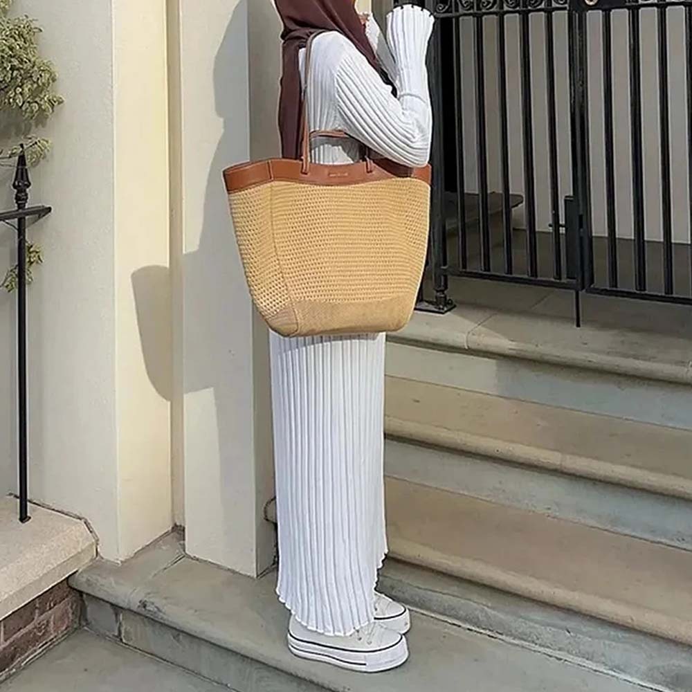 Fashion new long sleeve knitted midi dress