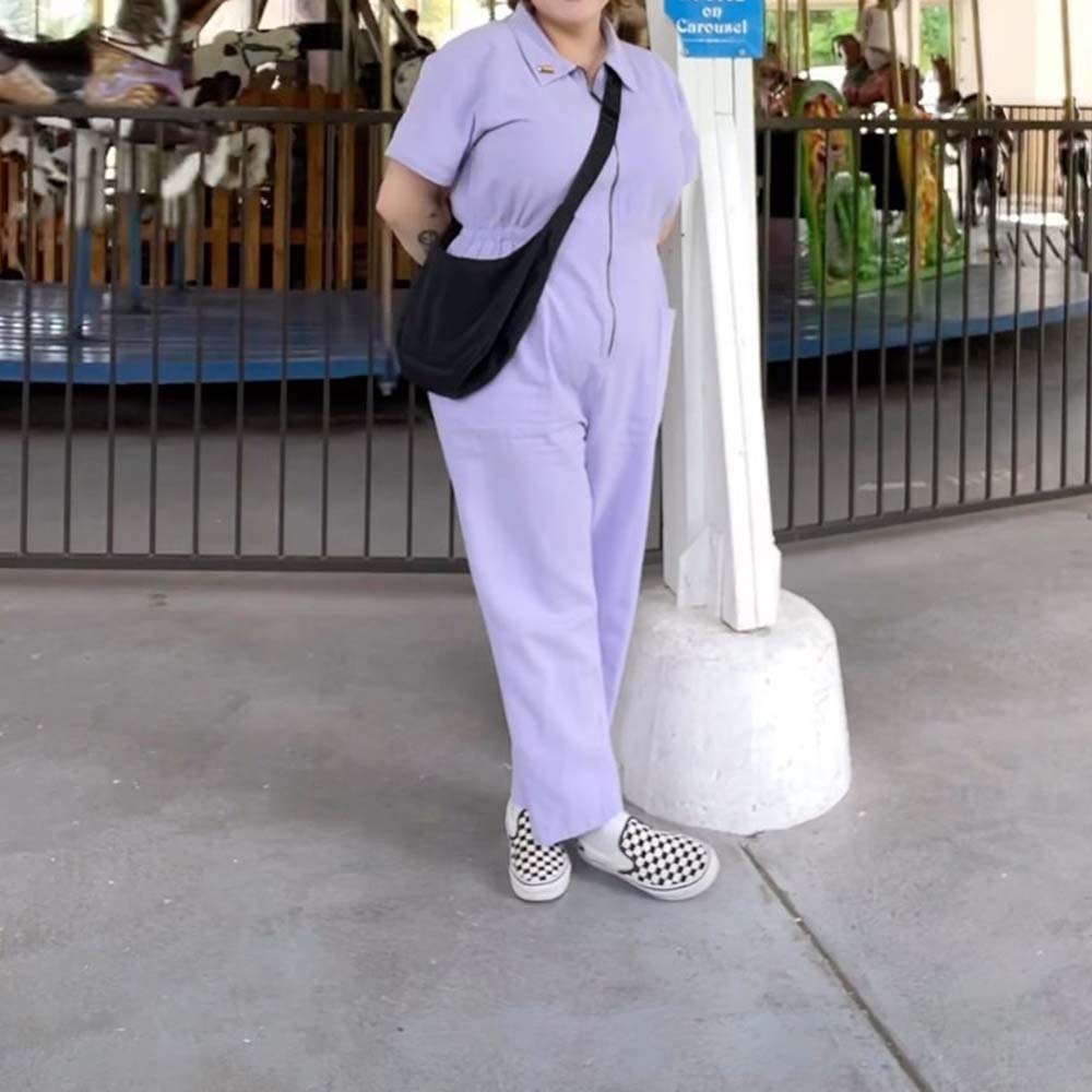 Women's practical multifunctional short-sleeved jumpsuit