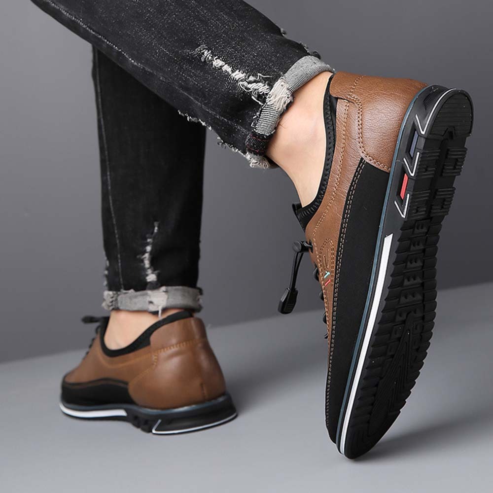 Classic fashion men's leather casual shoes