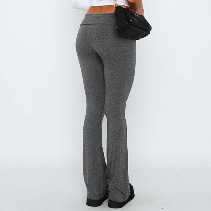 Stylish and Comfortable Women's Slim Fit Low Waist Flare Pants