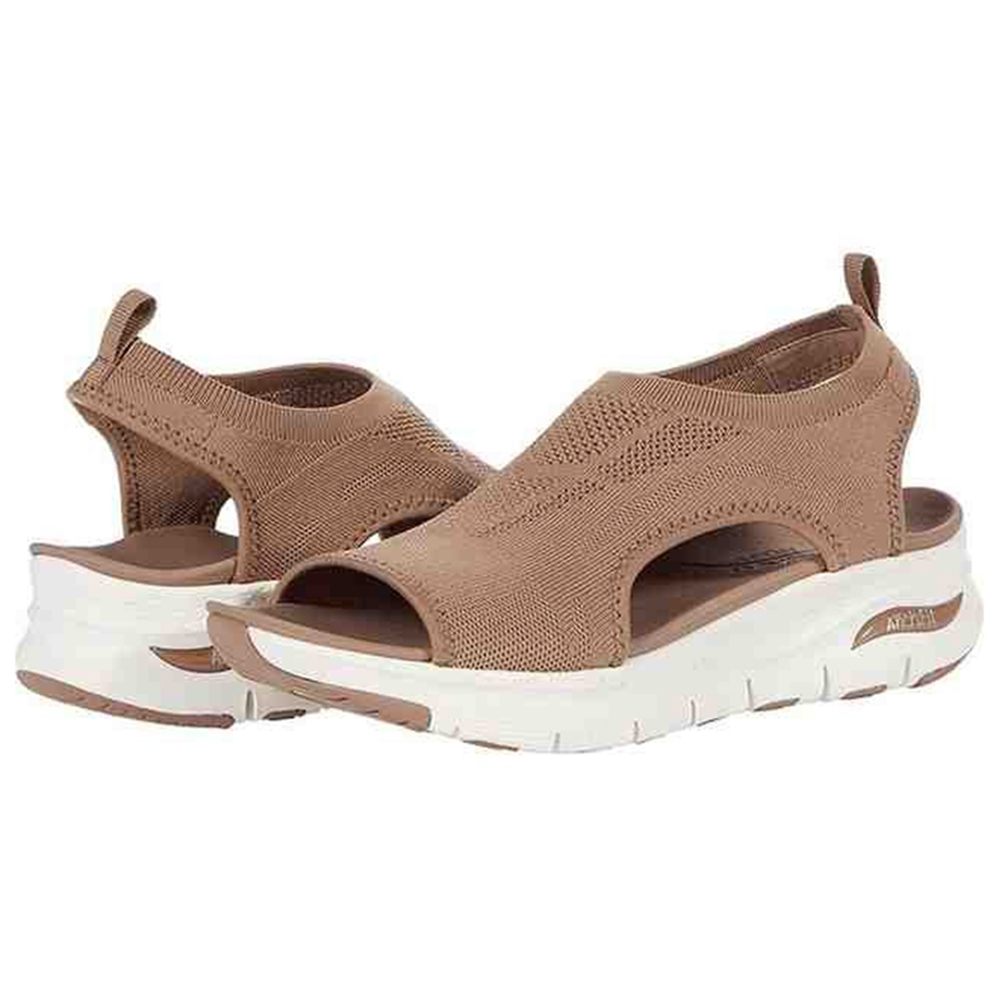 Olivoslindo Sandalias deportivas transpirables con diseño de boca de pescado