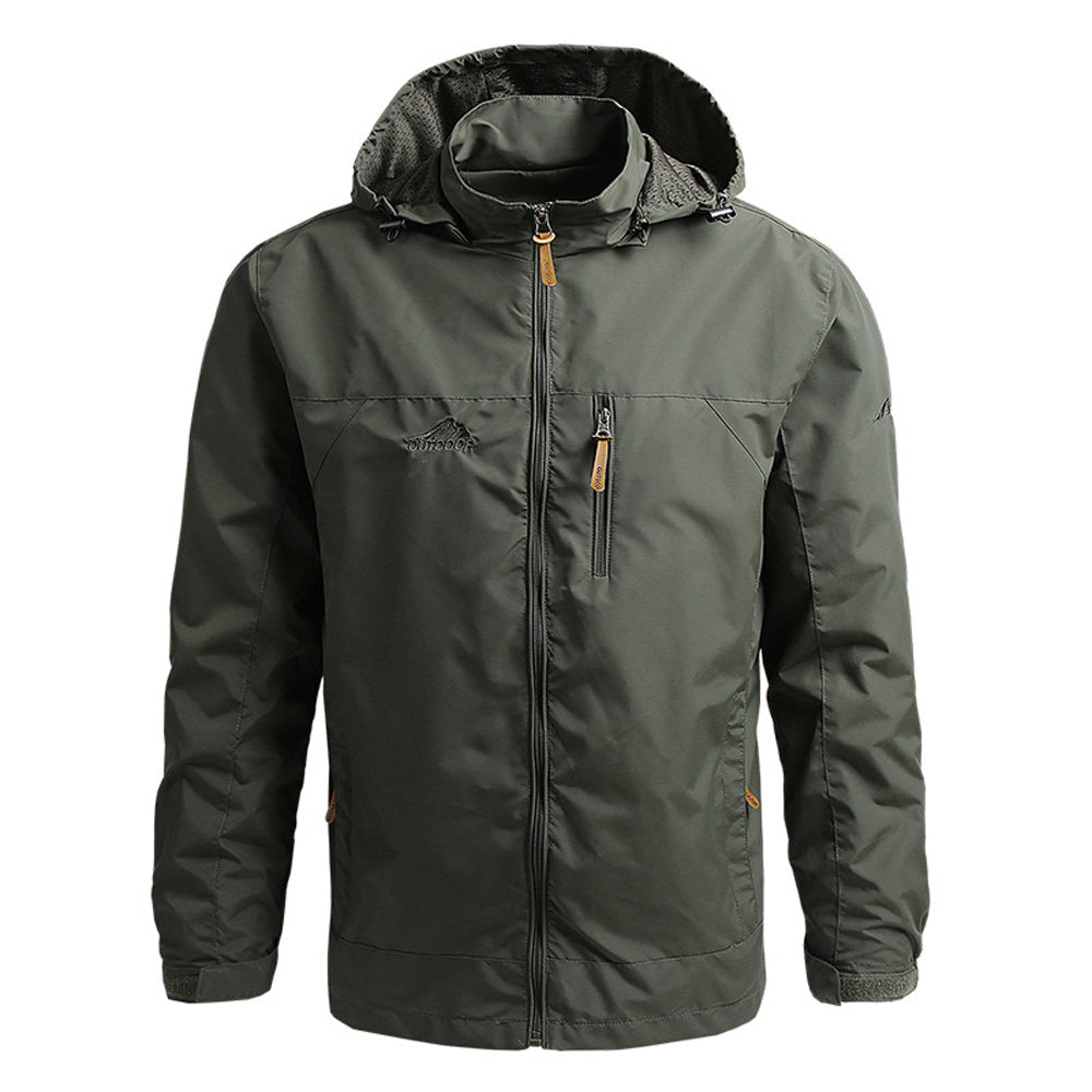 Olivoslindo Nueva chaqueta de otoño e invierno para hombre, chaqueta deportiva informal para hombre