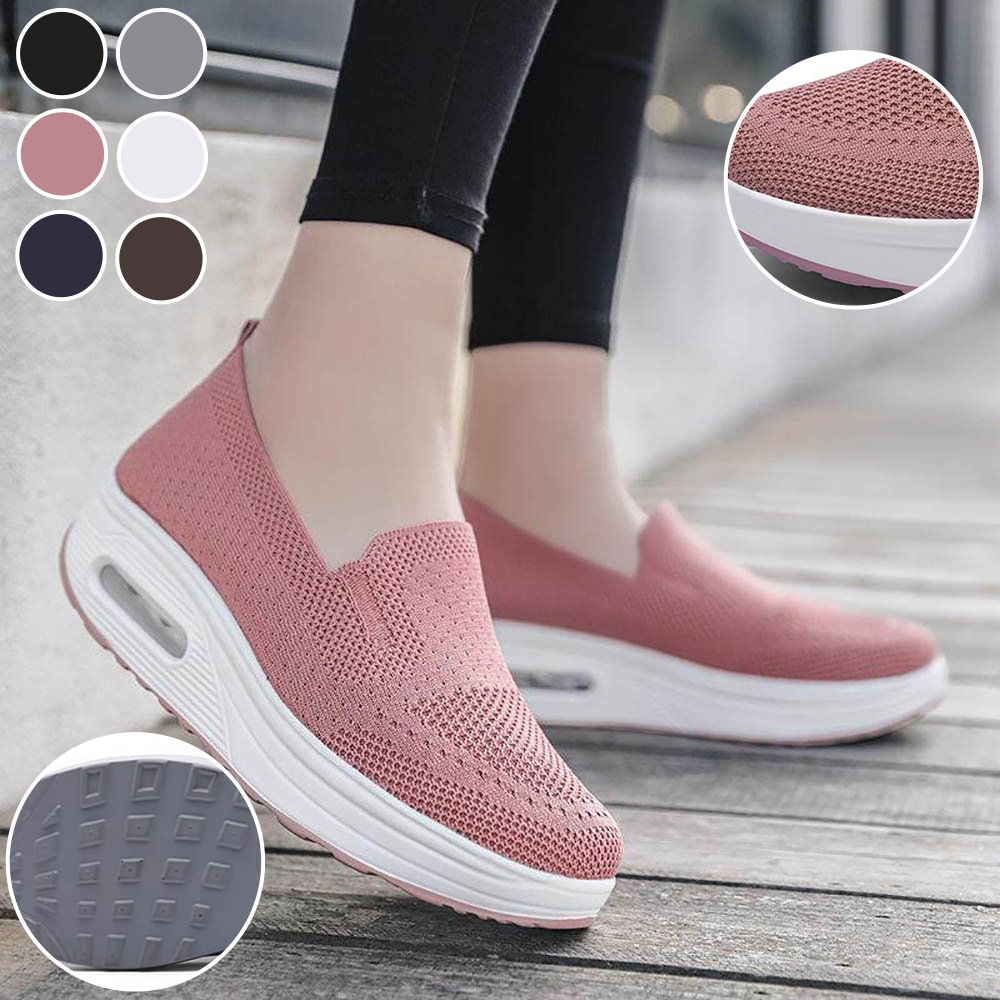 Nuevos zapatos informales de malla transpirable para mujer