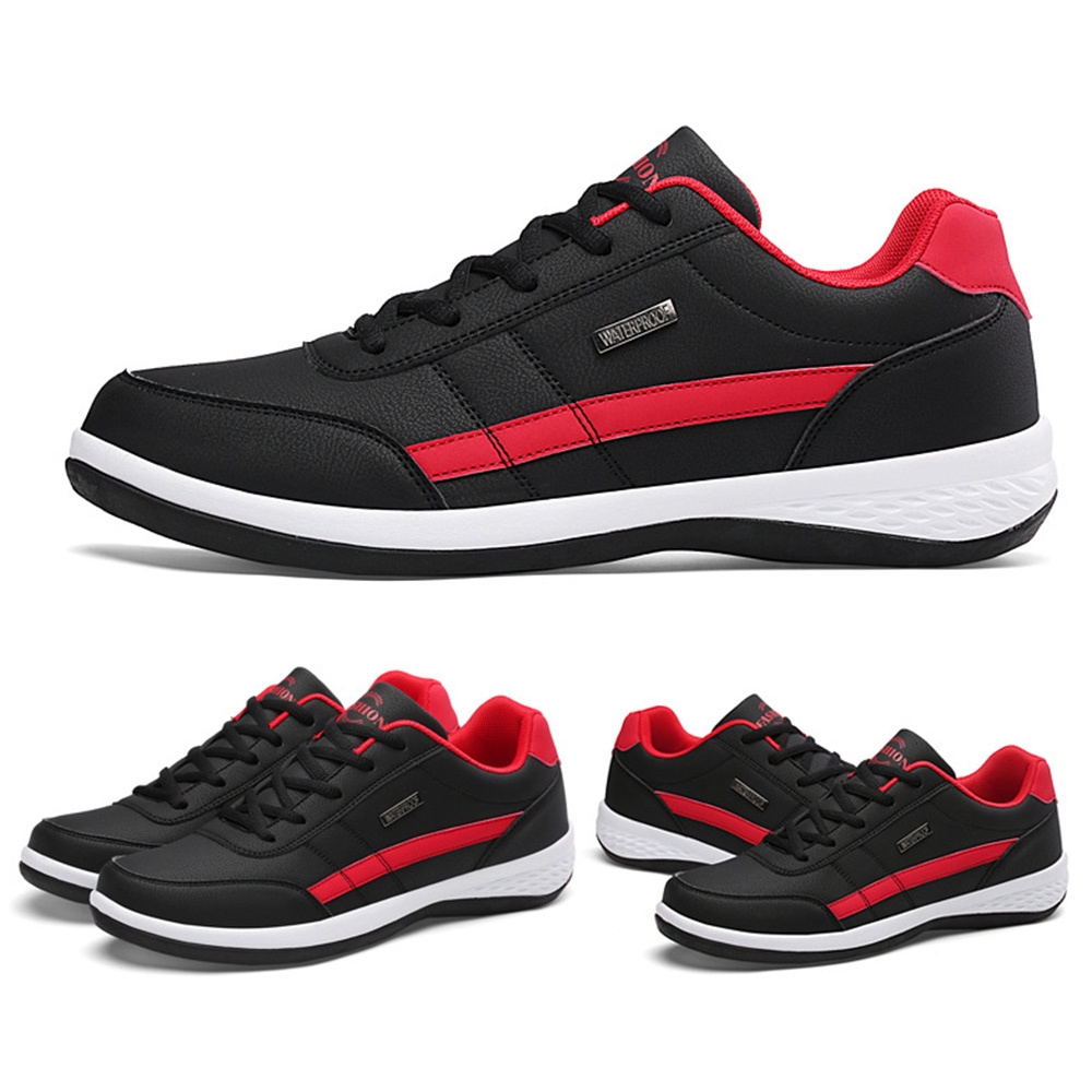 Glückbox™ Bequeme Ledersneaker in Großen Sportschuhe Lässige Schuhe