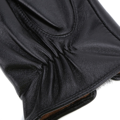 Elegantes guantes de flores de peluche