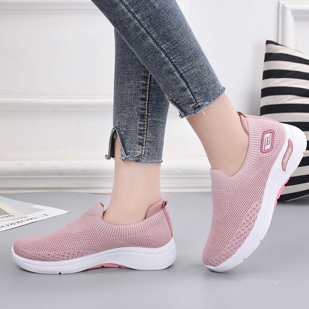 Zapatillas de deporte de suela suave para mujer transpirables de moda