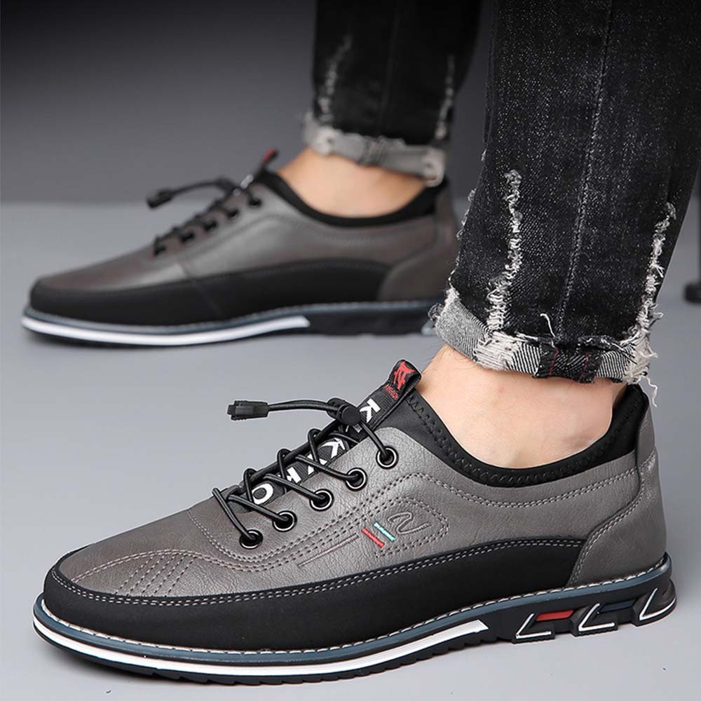 Classic fashion men's leather casual shoes