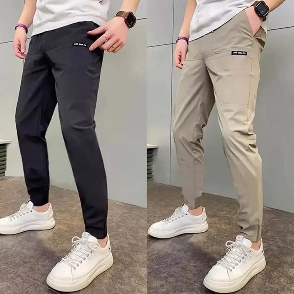 Mono ajustado de hombre de gran elasticidad con múltiples bolsillos