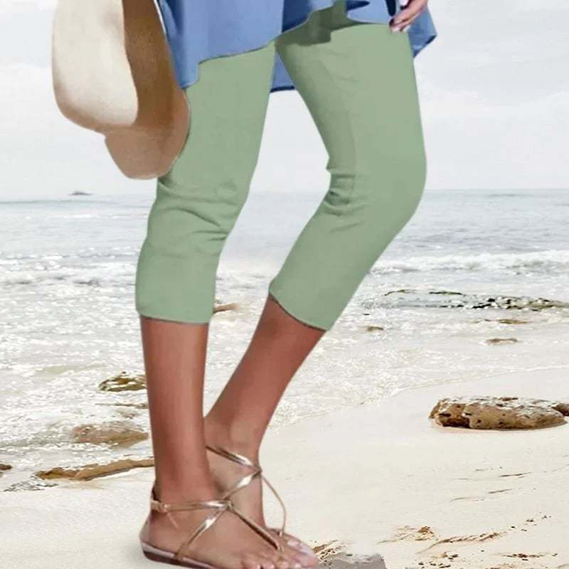 49% de descuento - Leggings casuales de color sólido para mujer👖