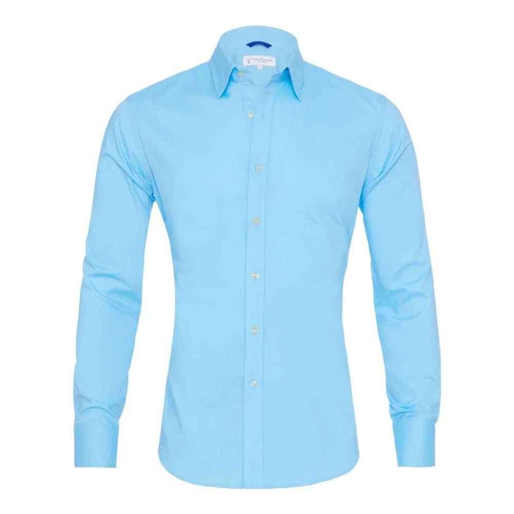 Camisa elástica con cremallera para hombre nueva de primavera