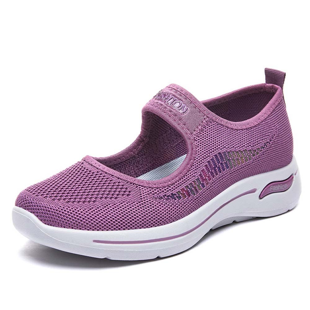 2024 New style soft sole woven breathable casual shoes for women