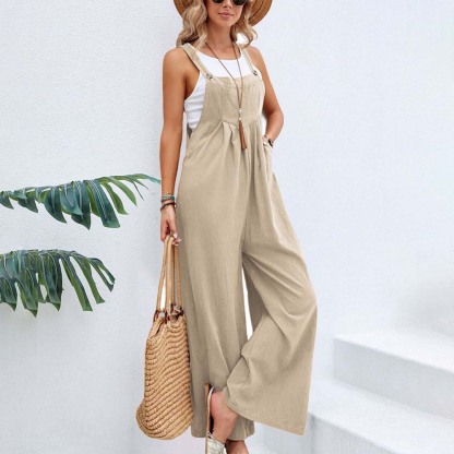 Olivoslindo Nuevos monos casuales de mujer de color sólido a la moda